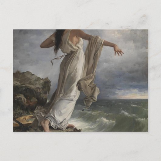 サッポBy Miquel Carbonell I Selva （1854年～1896年） ポストカード (正面)