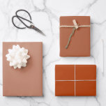 サッモダンシュ ラッピングペーパーシート<br><div class="desc">Shadesモダン Rust Wrapping紙シート。あなたの贈り物を補完する美しい3色。</div>