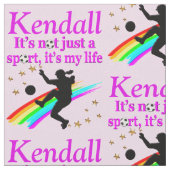 サッ素晴らしカー少女布帛 ファブリック (クローズアップ)