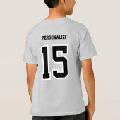 サッ蹴カー – 紫 Tシャツ (裏面)