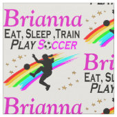 サッ遊カー用パーソナライズされた織物 ファブリック (クローズアップ)