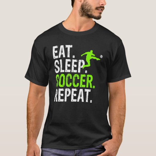 サッ食べプのリピーターがサッカーのグラフィックを再現 Tシャツ (正面)