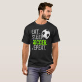 サッ食べプリピーター – Soccer Graphic_1 Tシャツ (正面フル)