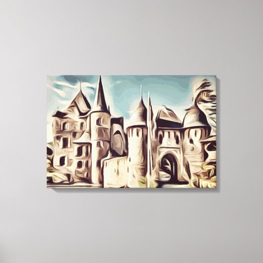 サツビー城 キャンバスプリント (正面)