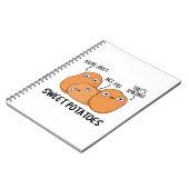 サツマイモおもしろいフードパン ノートブック (左側)