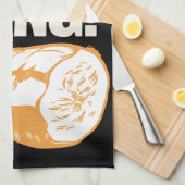 サツマイモのサツマイモを感謝してヤマノイモをやろう キッチンタオル (四つ折り)