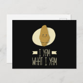 サツマイモの感謝祭 ポストカード (正面/裏面)