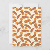 サツマイモイラスト感謝祭パーティー 招待状 (裏面)