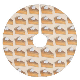 サツマイモパイのソウルフードサザンクリスマス ブラッシュドポリエステルツリースカート