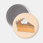 サツマイモパイ切りクリスマスディナーソウルフード マグネット (正面/裏面)