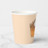 サツマイモパイ切りクリスマスディナーソウルフード 紙コップ (右)