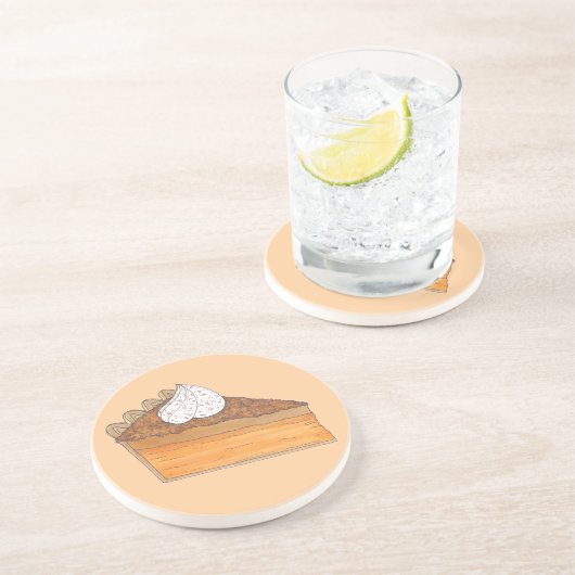 サツマイモパイ切りソウルフードクリスマスホリデー コースター (側面)