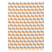 サツマイモパイ切りソウルフードクリスマスホリデー テーブルクロス (正面)