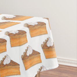 サツマイモパイ切りソウルフードクリスマスホリデー テーブルクロス