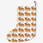 サツマイモパーソナライズされたパイのクリスマスデザート スモールクリスマスストッキング (裏面)