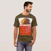 サツマイモメンズワイシャツ Tシャツ (正面フル)