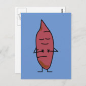 サツマイモ芋ヤムポテトのハッピーロースト ポストカード (正面/裏面)