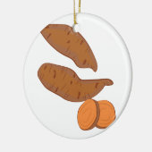 サツマイモ セラミックオーナメント (左)