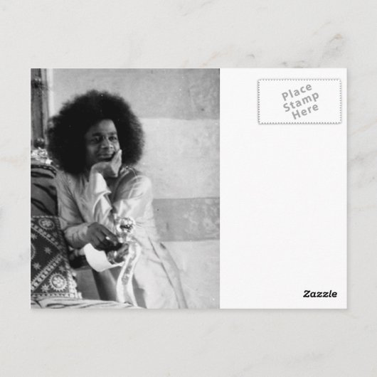 サティア・サイババハガキ ポストカード (裏面)