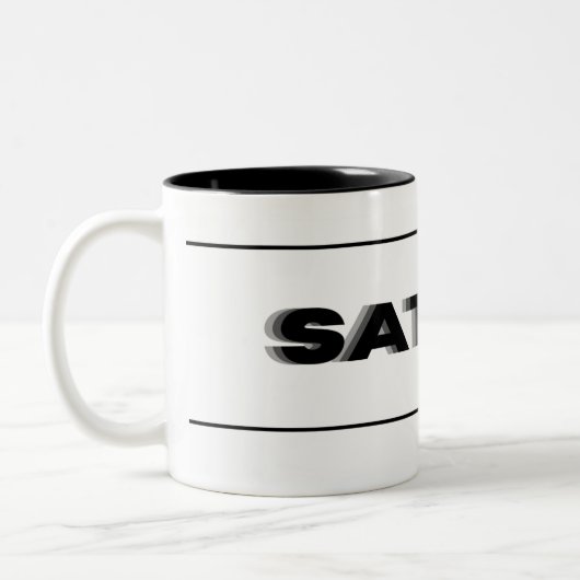 サティバMUG ツートーンマグカップ (左)