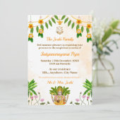 サティヤ・ナラヤーン・スワミー・カサ（物語）招待カード 招待状 (スタンド正面)