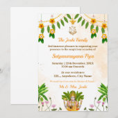 サティヤ・ナラヤーン・スワミー・カサ（物語）招待カード 招待状 (正面/裏面)