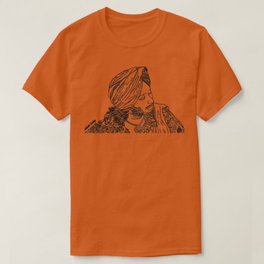 サティンダサルタジ1 Tシャツ (デザイン正面)