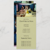 サティーズロッカールームカスタムパーティの招待状 招待状 (正面/裏面)