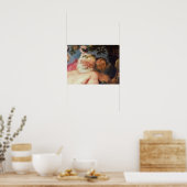 サティrsによって支持された酔ったシレヌス, c.1620 ポスター (キッチン)