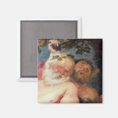 サティrsによって支持された酔ったシレヌス, c.1620 マグネット (正面/裏面)