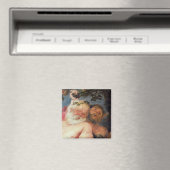 サティrsによって支持された酔ったシレヌス, c.1620 マグネット (インサイチュ (食洗機))