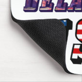 サテオブデラウェア写真&アメリカ国旗文字 マウスパッド (コーナー)