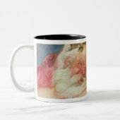 サテュロスが支える酔ったSilenus c.1620 ツートーンマグカップ (左)