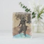 サテュロ噴水 ポストカード (スタンド正面)