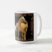 サテンおよび天使のマグ コーヒーマグカップ (正面右)