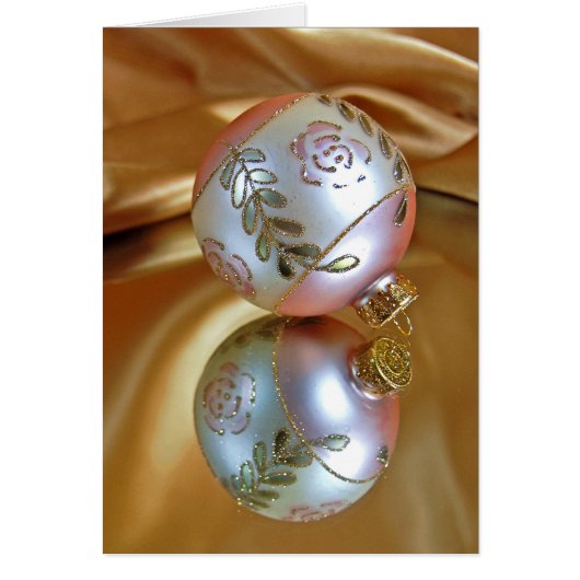 サテンのクリスマス装飾反射 (正面)