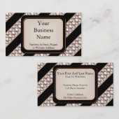 サテンのスパンコール 名刺 (正面/裏面)