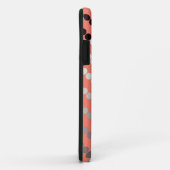 サテンのドット – サンゴとプーター Case-Mate iPhoneケース (裏面/右)