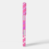 サテンのドット – ピンクと蘭 Case-Mate iPhoneケース (裏面 / 右)