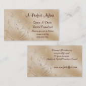 サテンの優雅 名刺 (正面/裏面)