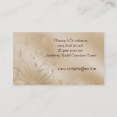 サテンの優雅 名刺 (裏面)