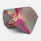 サテンの日陰のデジタルロック、生きたサンゴまたは桃 ネクタイ (ロール)