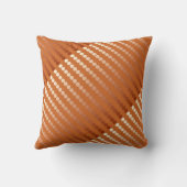 サテンの点-錆および銅 クッション (裏面)