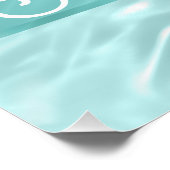 サテンジュエルSweet sixteenティール(緑がかった色)ID260 ポスター (コーナー)