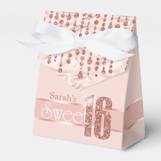 サテンジュエルSweet sixteenバラ金ゴールドID260 フェイバーボックス (正面サイド)