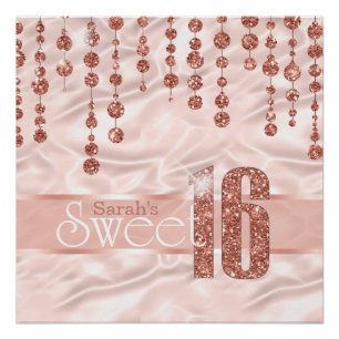 サテンジュエルSweet sixteenバラ金ゴールドID260 ポスター