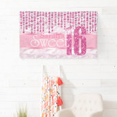 サテンジュエルSweet sixteenピンクID260 横断幕 (インサイチュ)