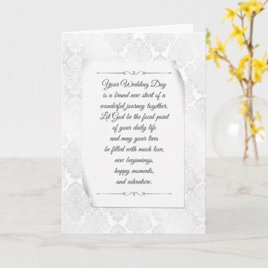 サテンダマスク宗教結婚の カード (黄色い花)