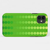 サテンドット – ライムグリーンの色合い Case-Mate iPhoneケース (裏面(横))