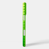 サテンドット – ライムグリーンの色合い Case-Mate iPhoneケース (裏面 / 右)